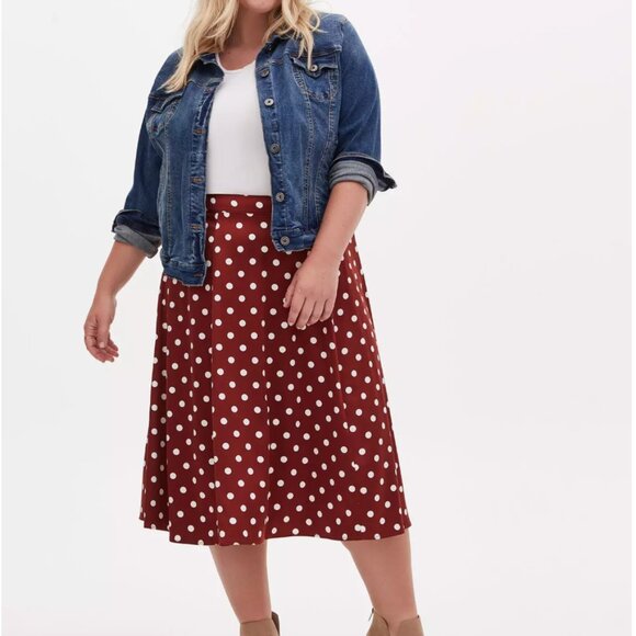 torrid Dresses & Skirts - Torrid MIDI SATIN SLIP SKIRT